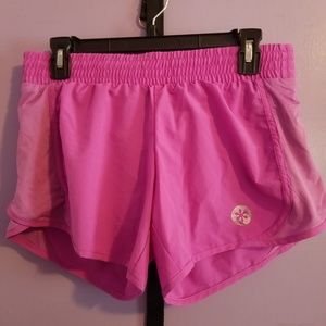 Pink workout/running shorts